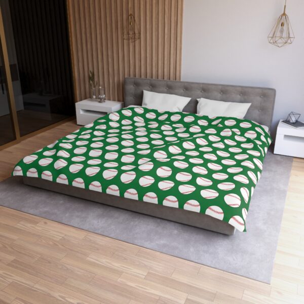 Green Baseball Duvet Cover - Image 9