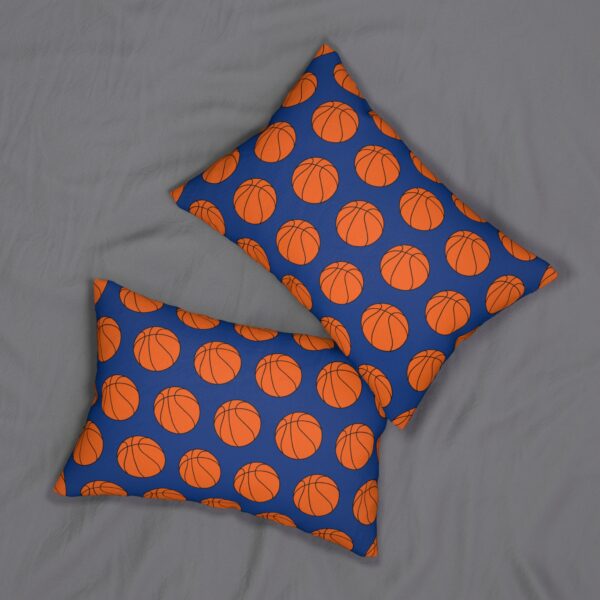 Blue Basketball Lumbar Pillow - Image 4