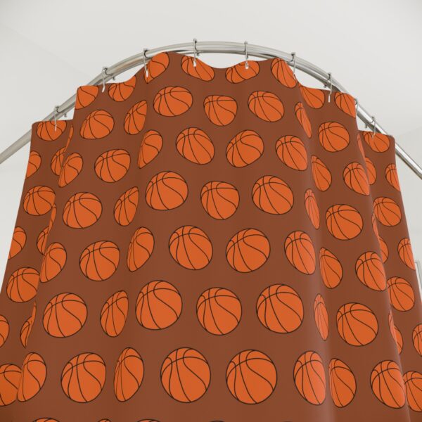 Basketball Shower Curtain - Image 3