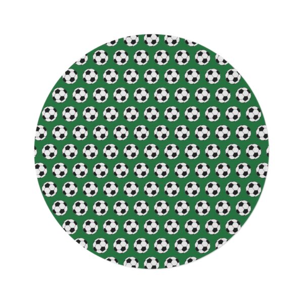 Green Soccer Rug - Image 2