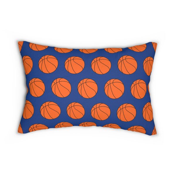 Blue Basketball Lumbar Pillow - Image 2