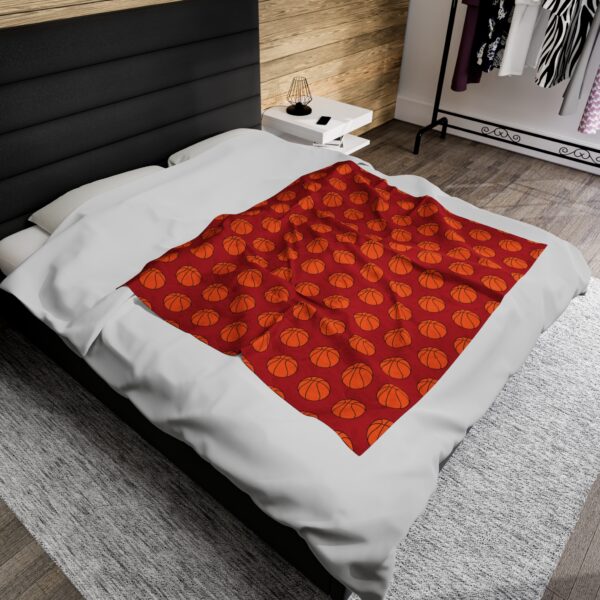 Velveteen Basketball Blanket - Image 8