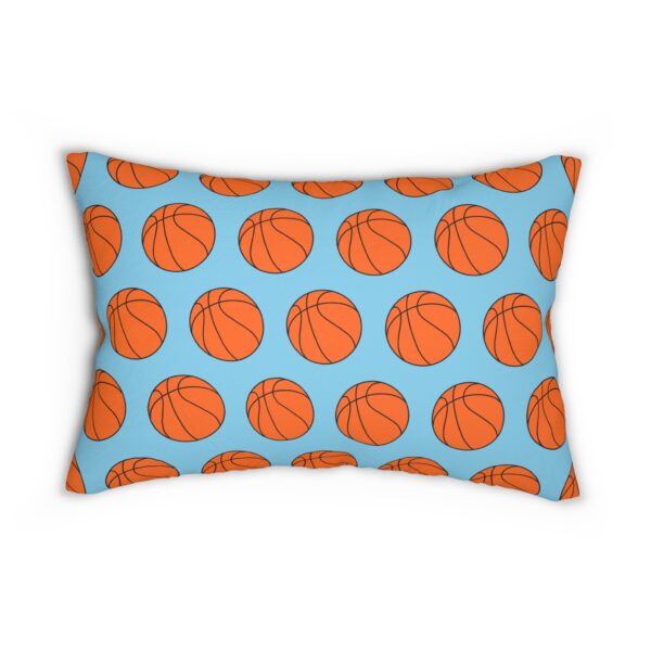 Blue Basketball Lumbar Pillow - Image 2