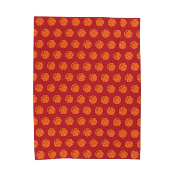 Velveteen Basketball Blanket