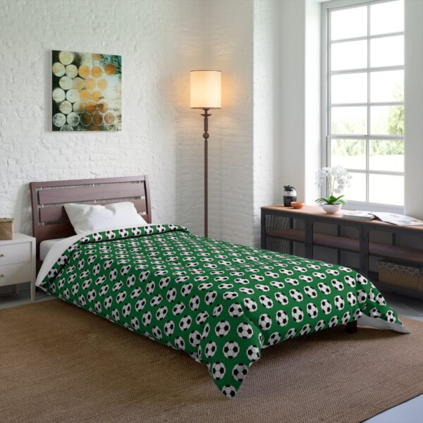 Green Soccer Comforter - Image 4