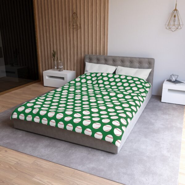 Green Baseball Duvet Cover - Image 6