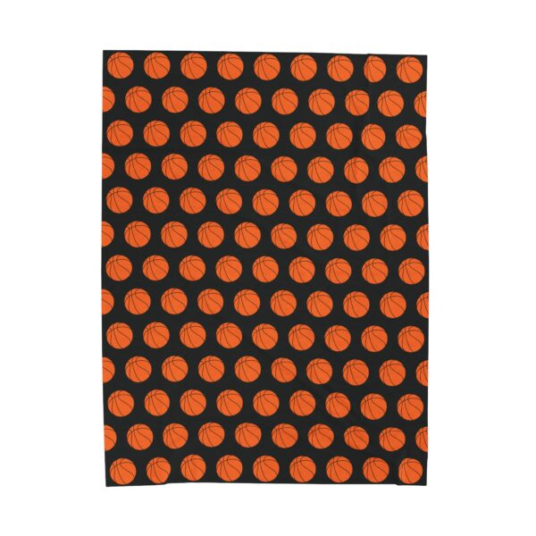 Velveteen Basketball Blanket