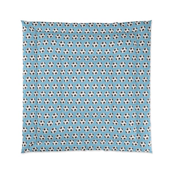 Blue Soccer Comforter - Image 5