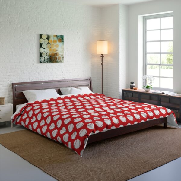 Red Baseball Comforter