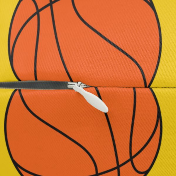 Yellow Basketball Lumbar Pillow - Image 3