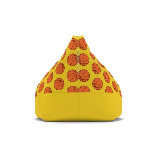 Yellow Basketball Bean Bag Chair Cover - Image 7