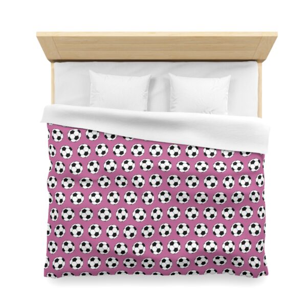 Pink Soccer Duvet Cover - Image 8