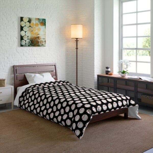 Black Baseball Comforter - Image 8