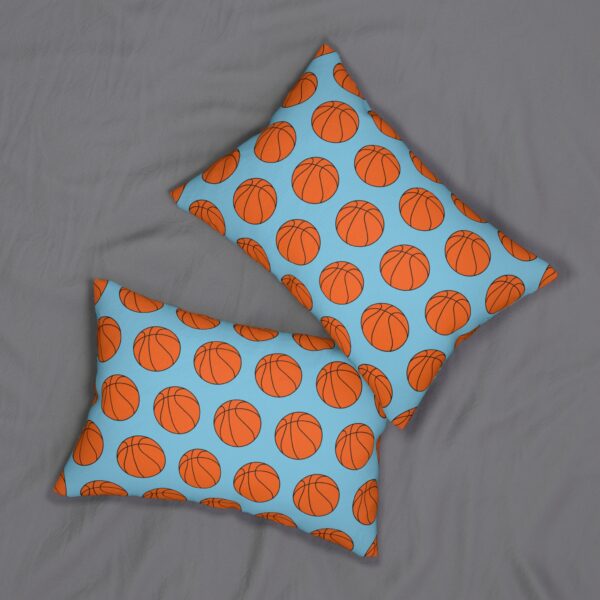 Blue Basketball Lumbar Pillow - Image 4