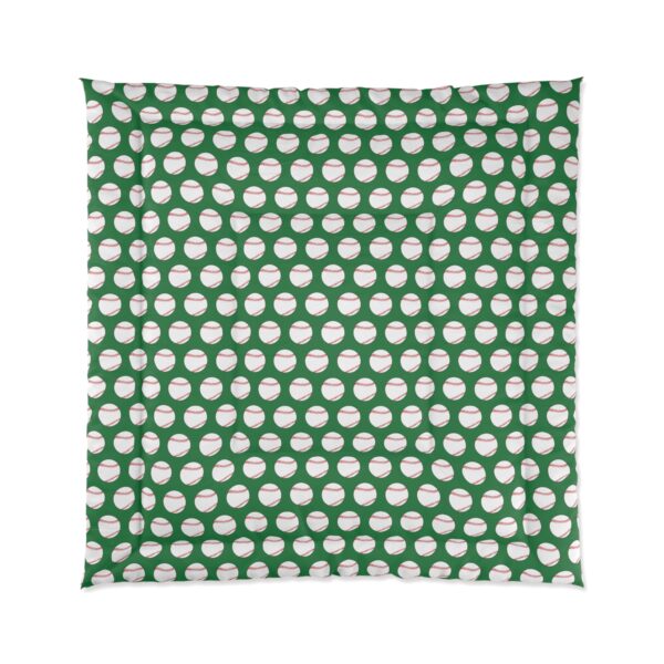 Green Baseball Comforter - Image 5