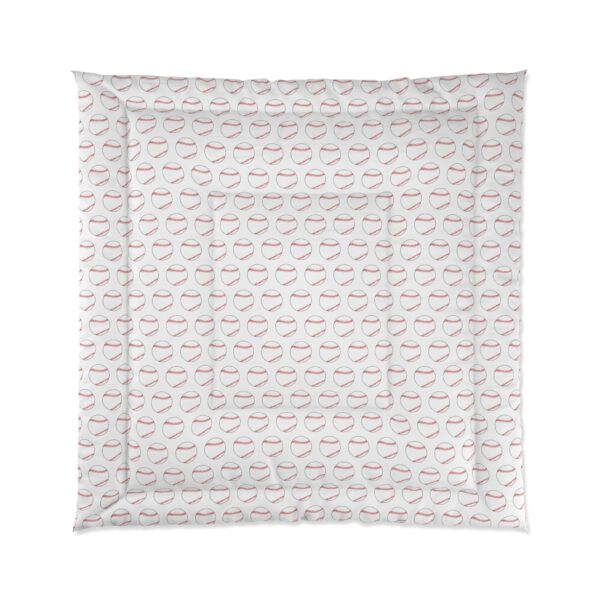 White Baseball Comforter - Image 5