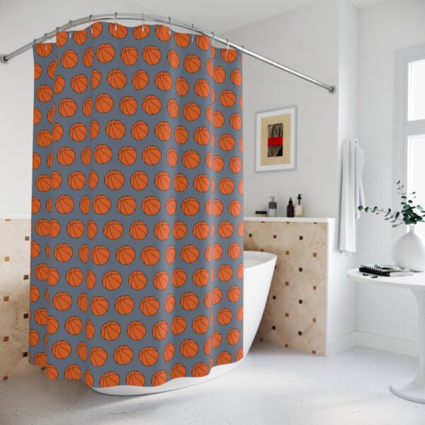 Basketball Shower Curtain