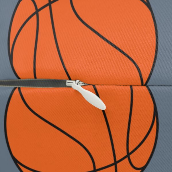 Gray Basketball Lumbar Pillow - Image 3