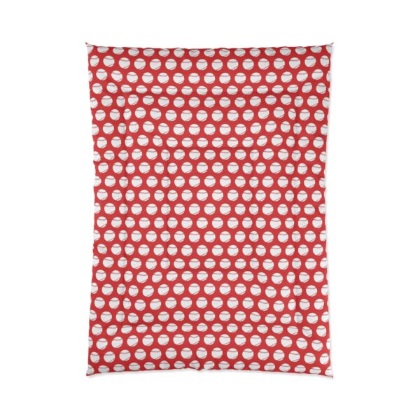 Red Baseball Comforter - Image 3