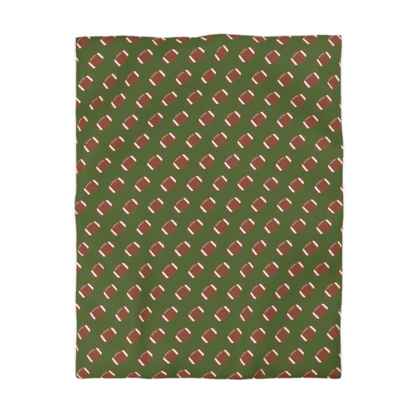 Green Football Duvet Cover - Image 4