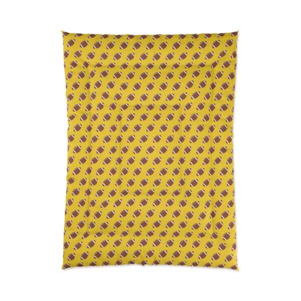 Yellow Football Comforter - Image 3