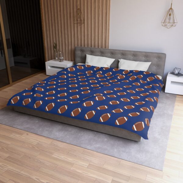 Blue Football Duvet Cover - Image 9