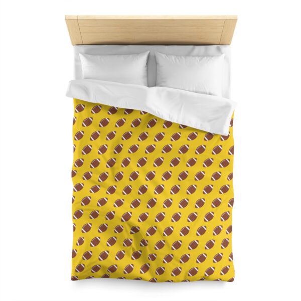 Yellow Football Duvet Cover - Image 5