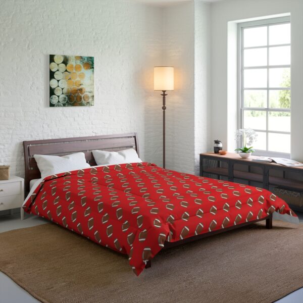 Red Football Comforter - Image 6