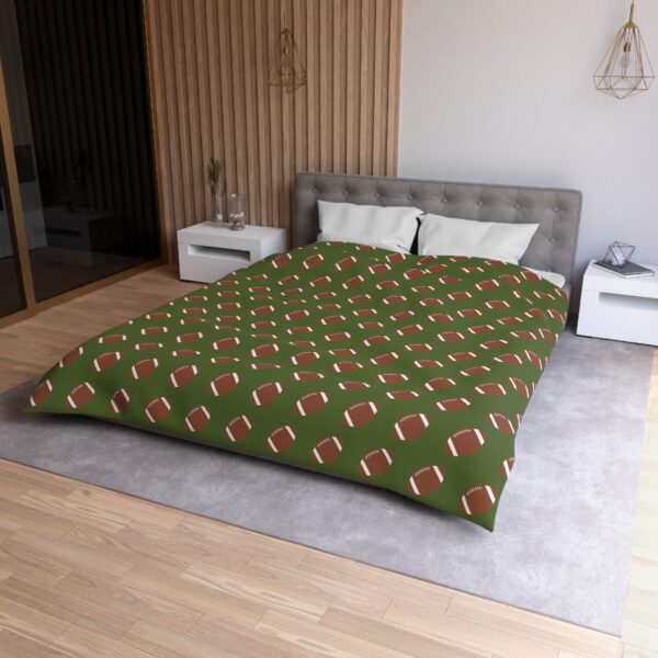 Green Football Duvet Cover - Image 3