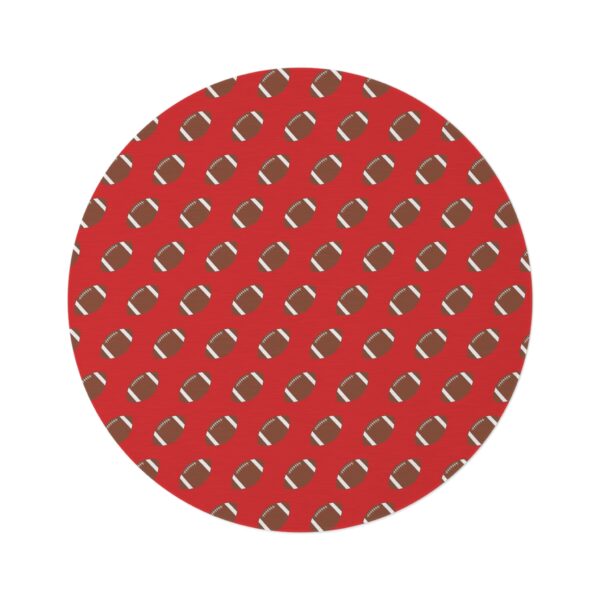 Red Football Rug - Image 2