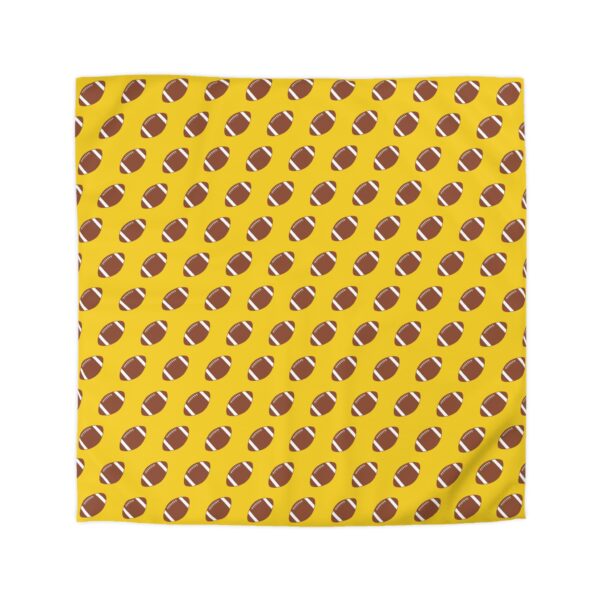 Yellow Football Duvet Cover - Image 2