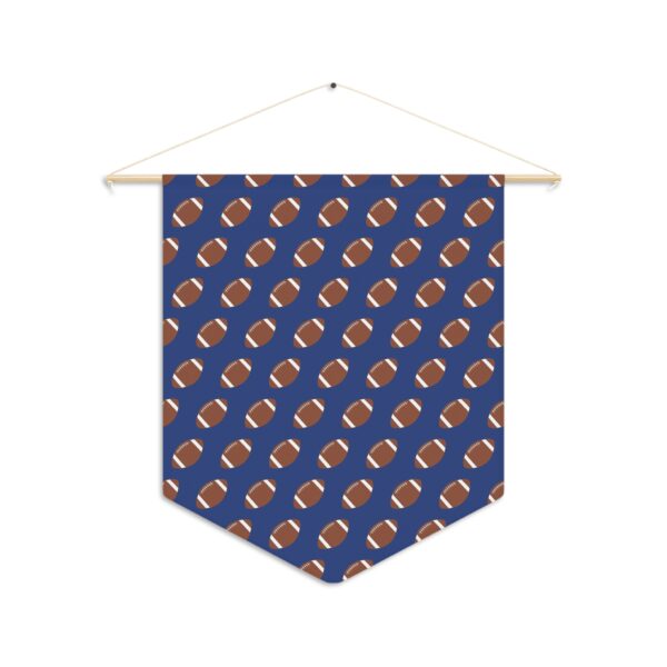 Blue Football Pennant - Image 2