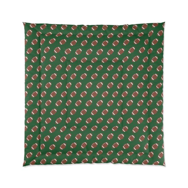 Green Football Comforter - Image 5