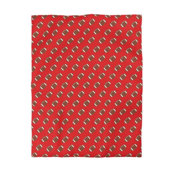 Red Football Duvet Cover - Image 4