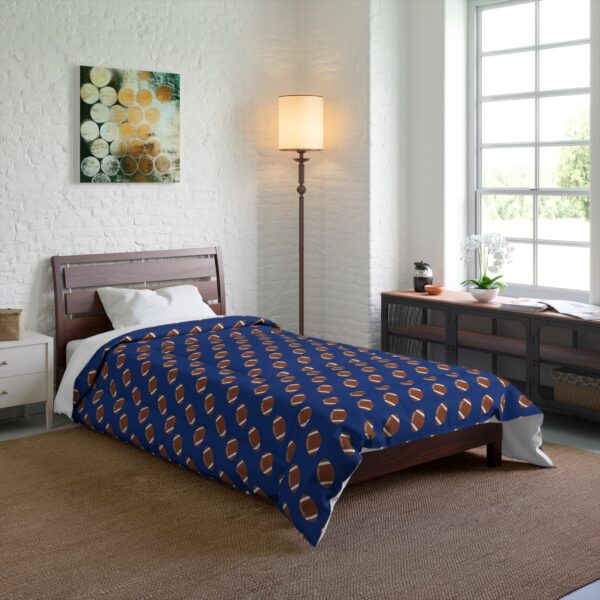 Blue Football Comforter - Image 8