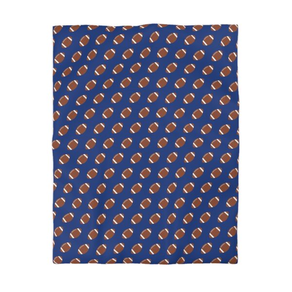 Blue Football Duvet Cover - Image 4