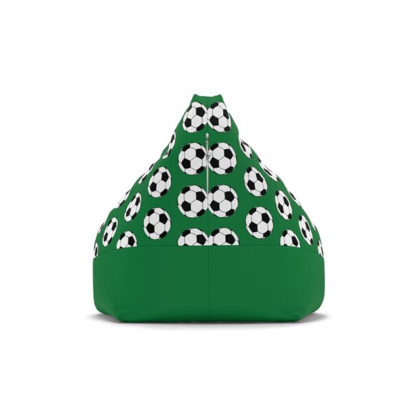 Green Soccer Bean Bag Chair Cover - Image 7