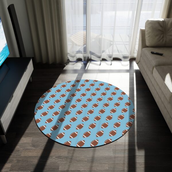 Blue Football Rug - Image 4