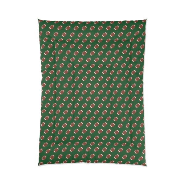 Green Football Comforter - Image 3