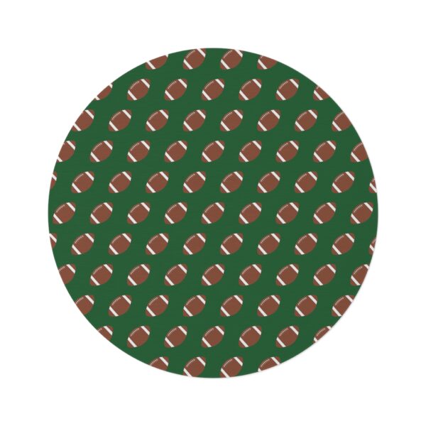 Green Football Rug - Image 2