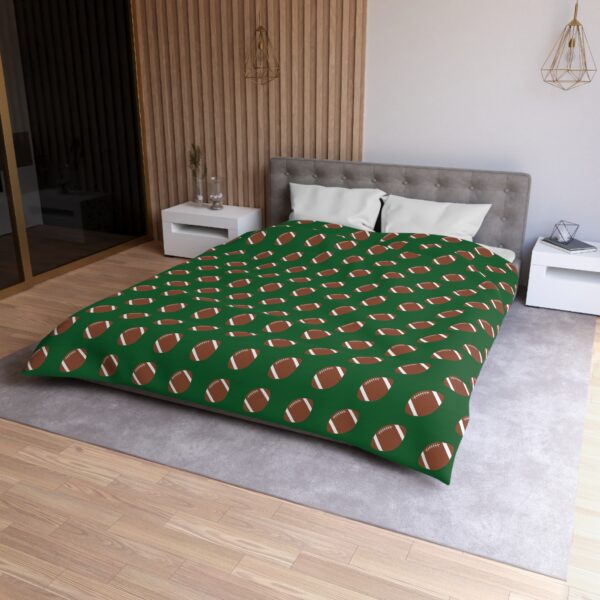 Green Football Duvet Cover - Image 3