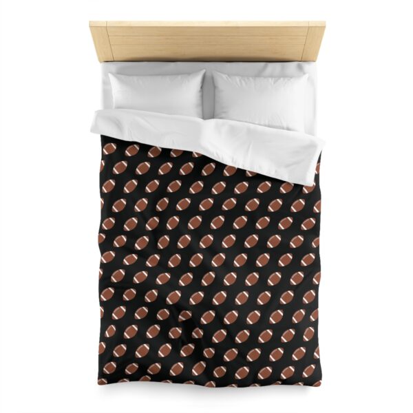 Black Football Duvet Cover - Image 5