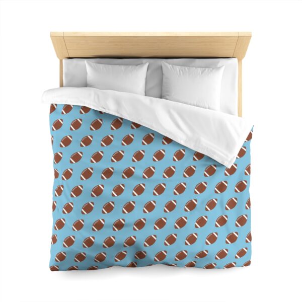 Blue Football Duvet Cover