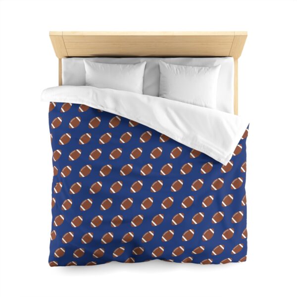 Blue Football Duvet Cover