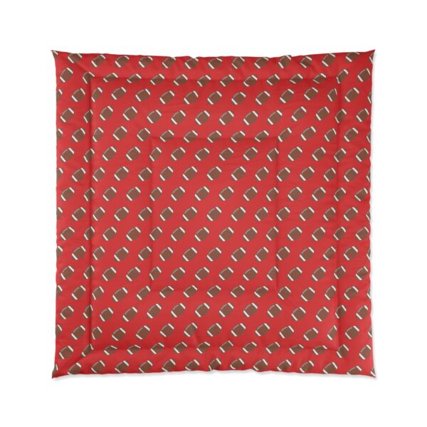 Red Football Comforter - Image 5