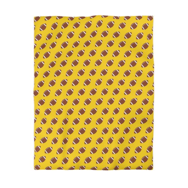 Yellow Football Duvet Cover - Image 4