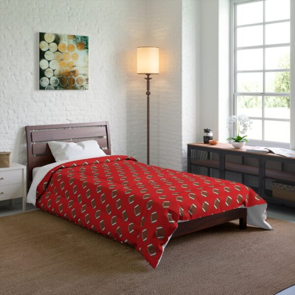 Red Football Comforter - Image 8