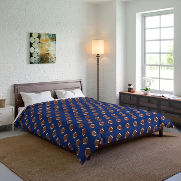 Blue Football Comforter - Image 6